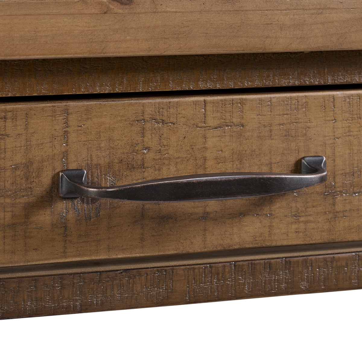 Telluride 60" x 30" Modern Farmhouse Home Office Desk in Vintage Pine
