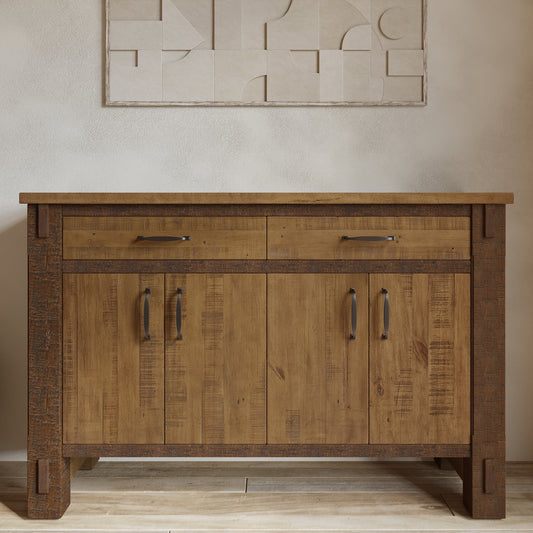 Telluride 54"W x 36"H Modern Farmhouse Sideboard in Vintage Pine