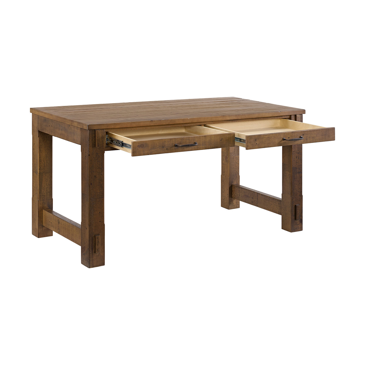 Telluride 60" x 30" Modern Farmhouse Home Office Desk in Vintage Pine