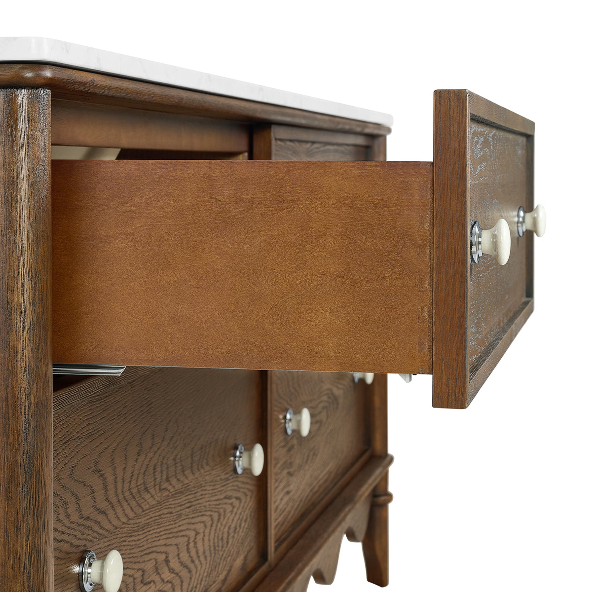 Juliette 72"W x 22"D Double Sink Bathroom Vanity with Cultured Marble Top