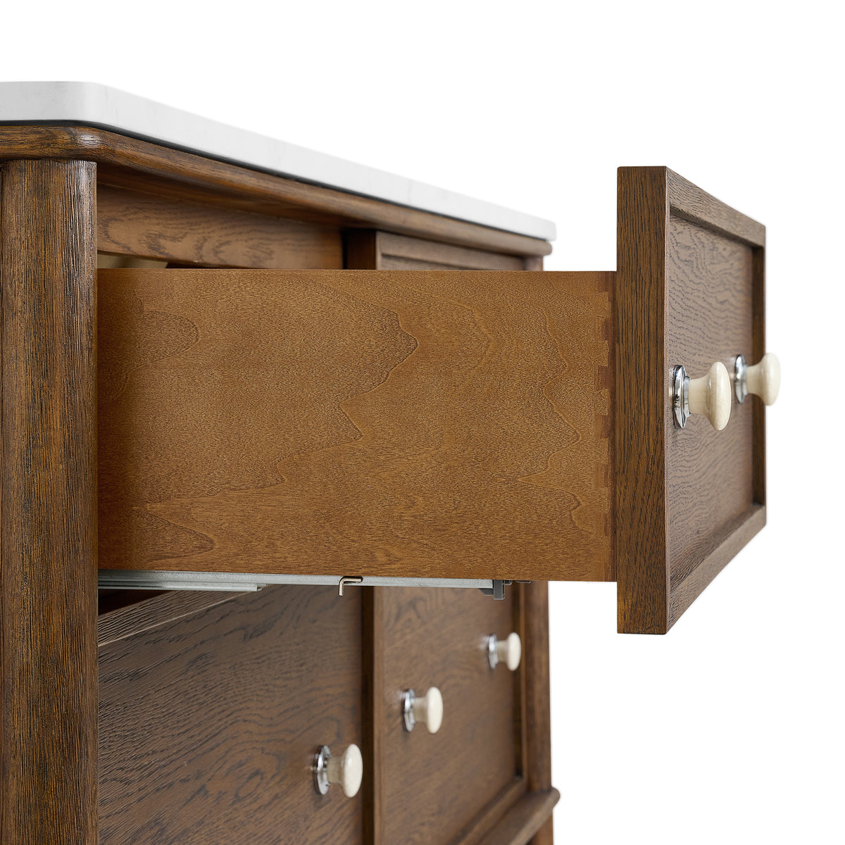 Juliette 60"W x 22"D Double Sink Bathroom Vanity with Cultured Marble Top