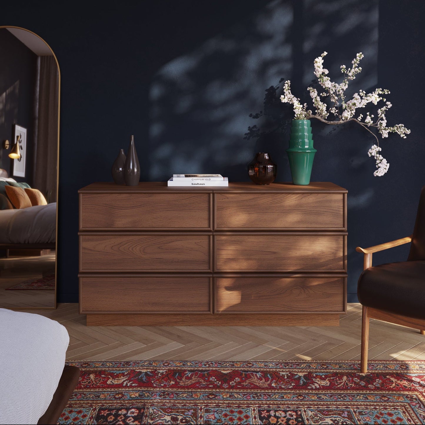 Cooper 60" Walnut Dresser