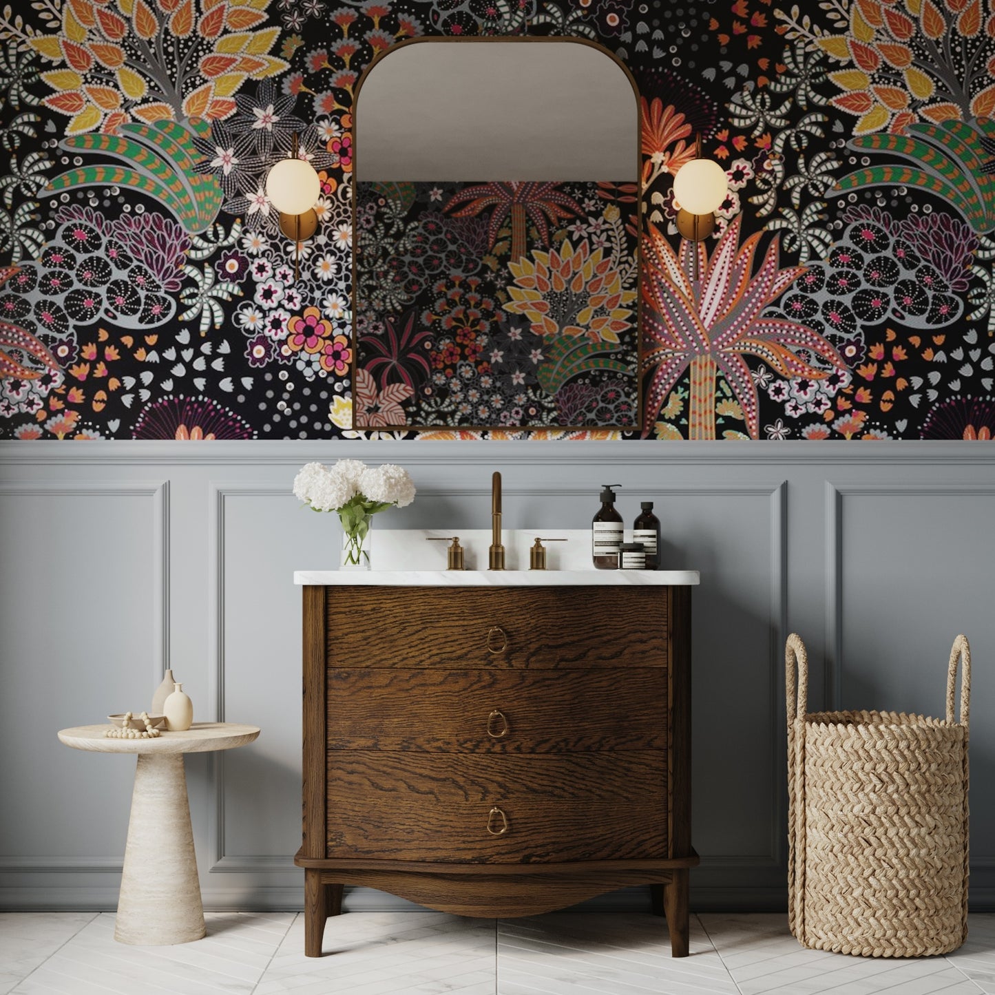 Grace 36" Single Bathroom Vanity | Statuario Quartz Countertop