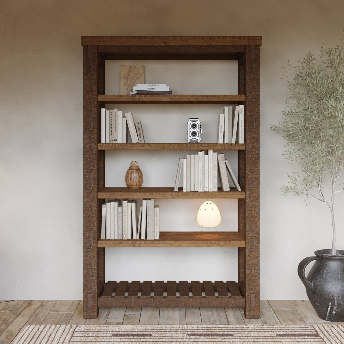 Telluride - 48" Freestanding Shelf Unit in Vintage Pine
