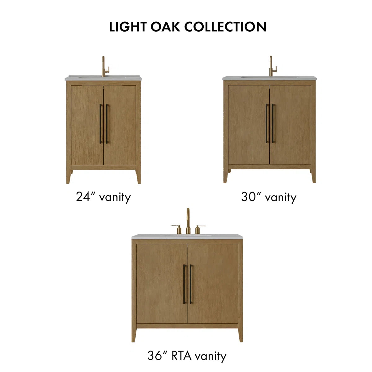 Bergen 24" Width Single Bathroom Vanity