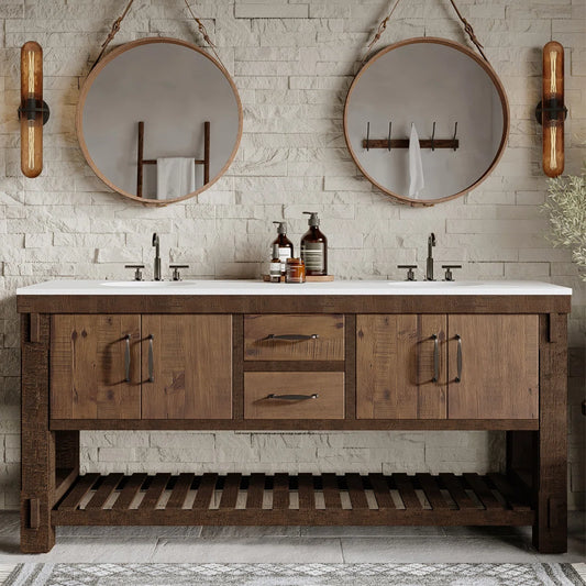 Telluride 66" Width Double Bathroom Vanity