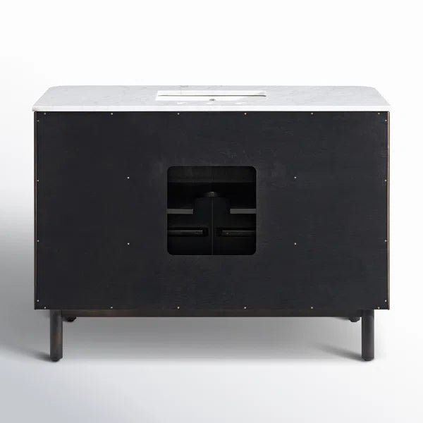 Havana 48" Width Single Bathroom Vanity In Black