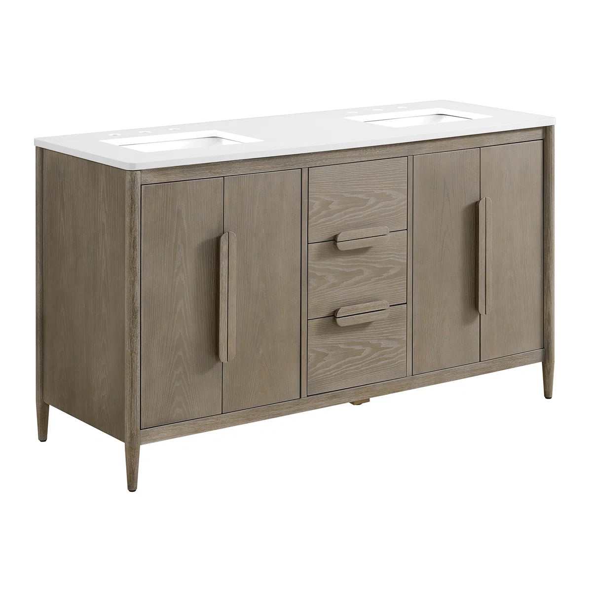 Weymouth 60" Width Double Bathroom Vanity