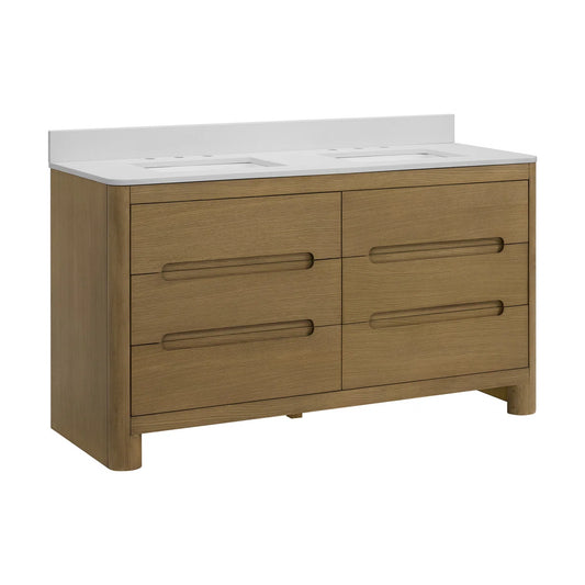 Oslo 60" Width Double Bathroom Vanity