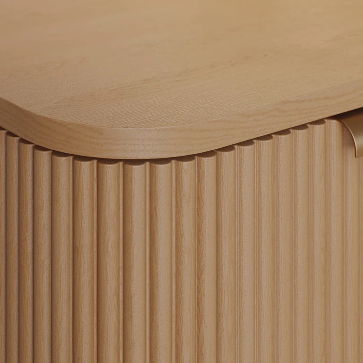 Havana Night Stand in Reeded Birch