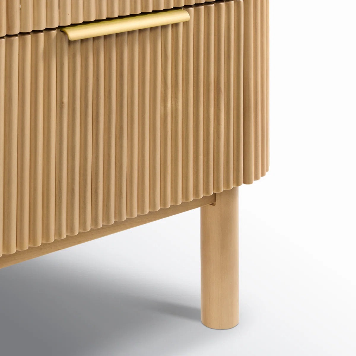 Havana Night Stand in Reeded Birch
