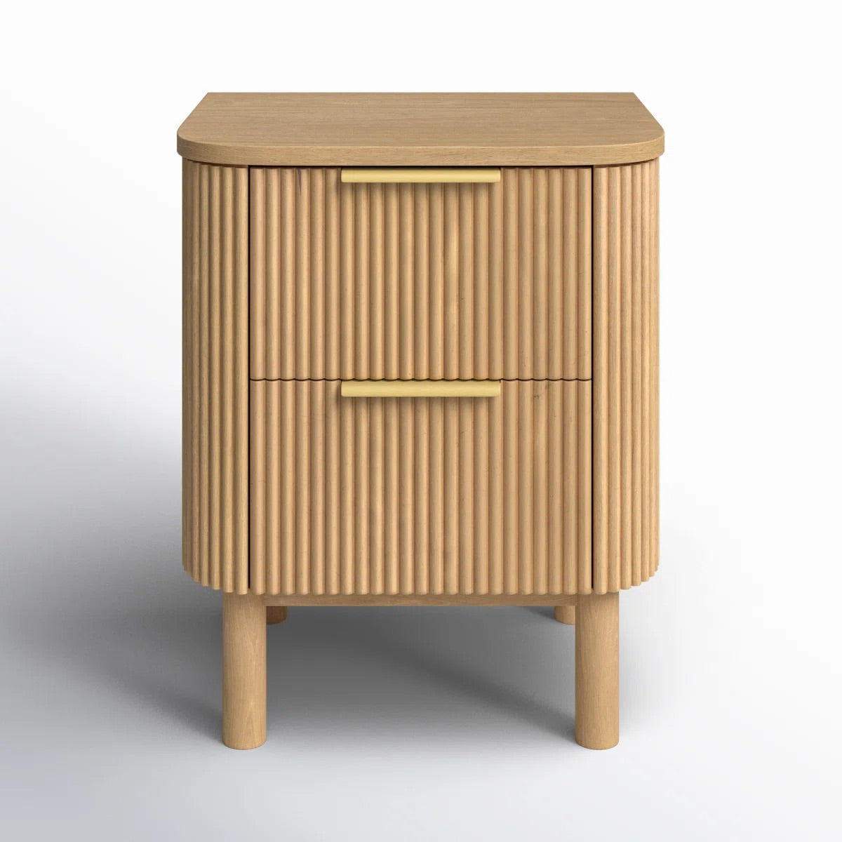 Havana Night Stand in Reeded Birch