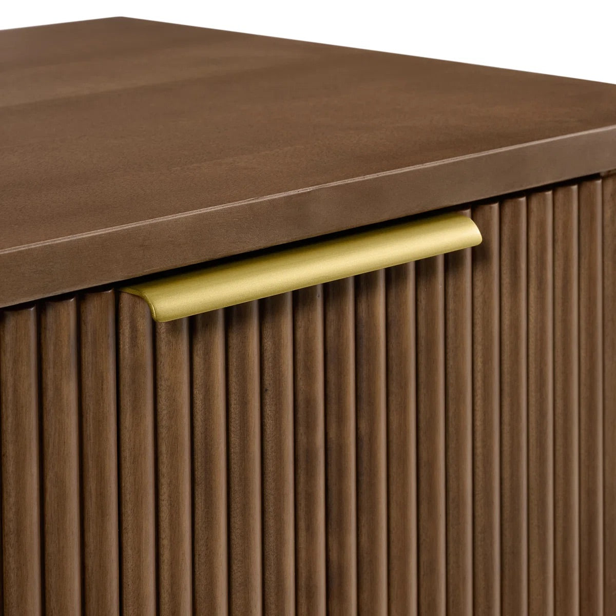 Havana Night Stand in Brown Reeded Birch