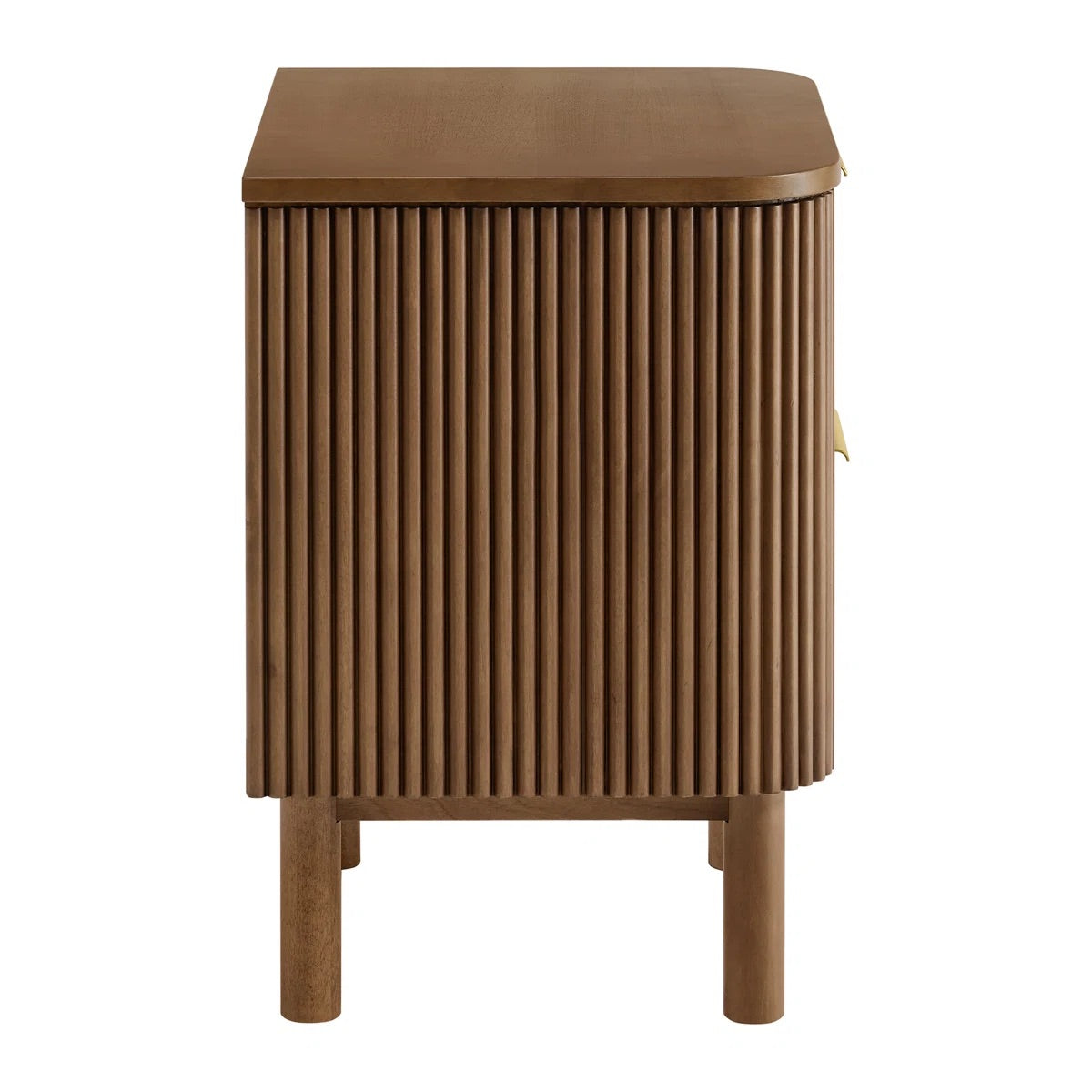 Havana Night Stand in Brown Reeded Birch