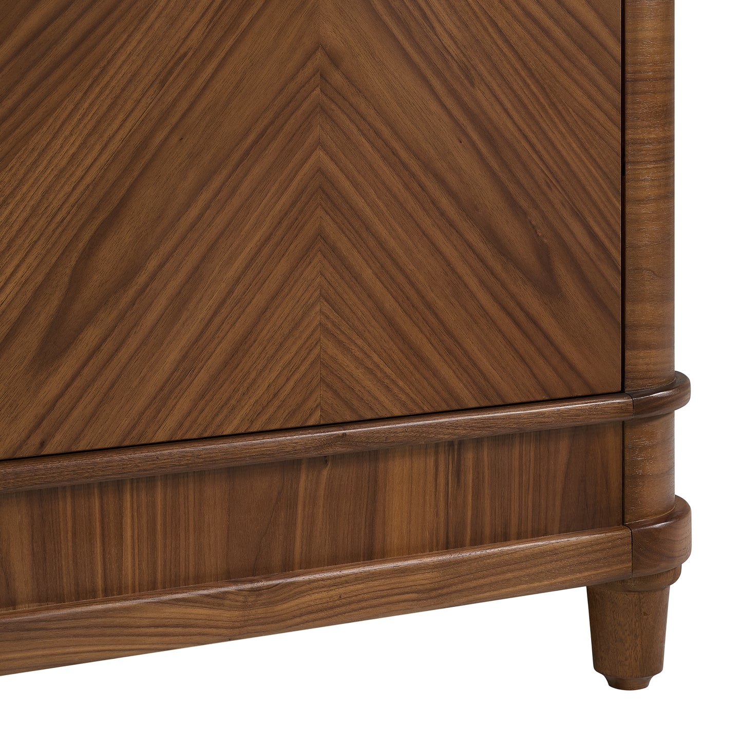 Tamara 48" Single Bathroom Vanity in Chevron Walnut and Statuario Quartz