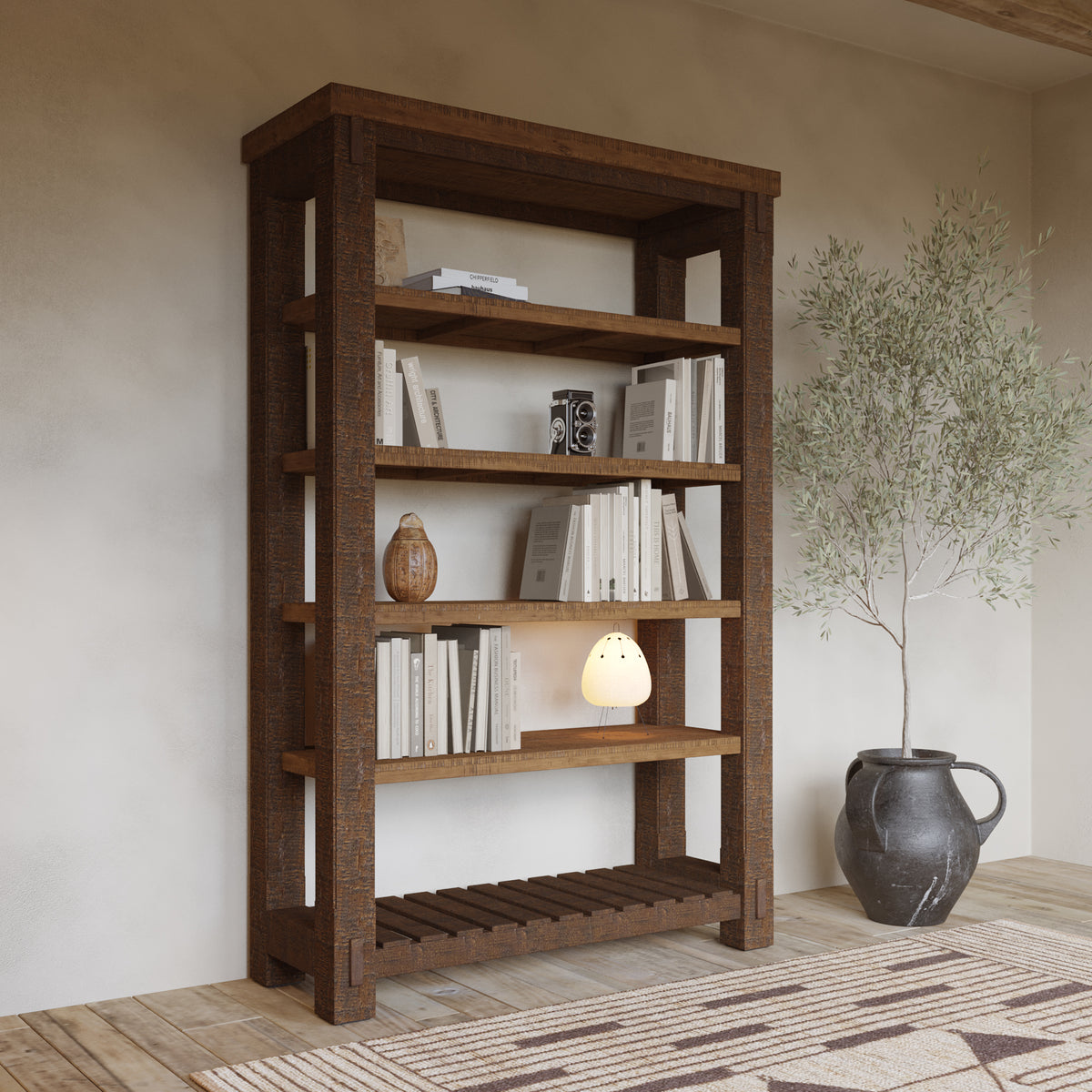 Telluride - 48" Freestanding Shelf Unit in Vintage Pine