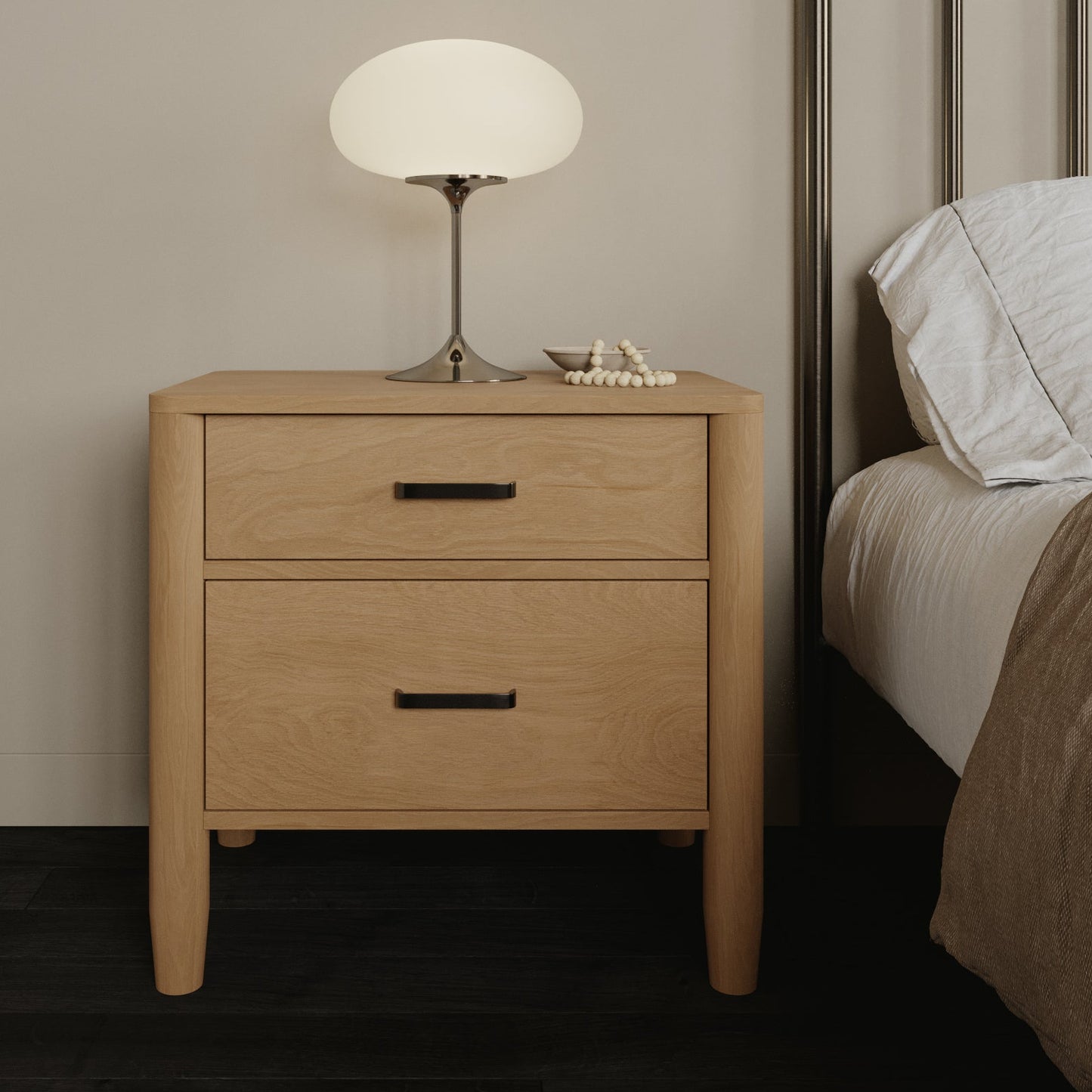 Ogden 26" Nightstand In Natural Oak