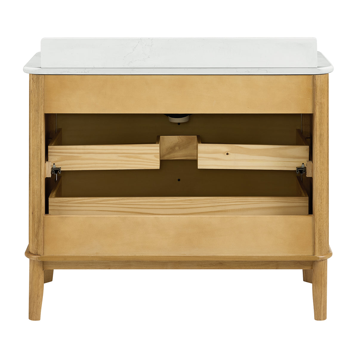 Grace 42" Bathroom Vanity with Statuario Quartz Countertop