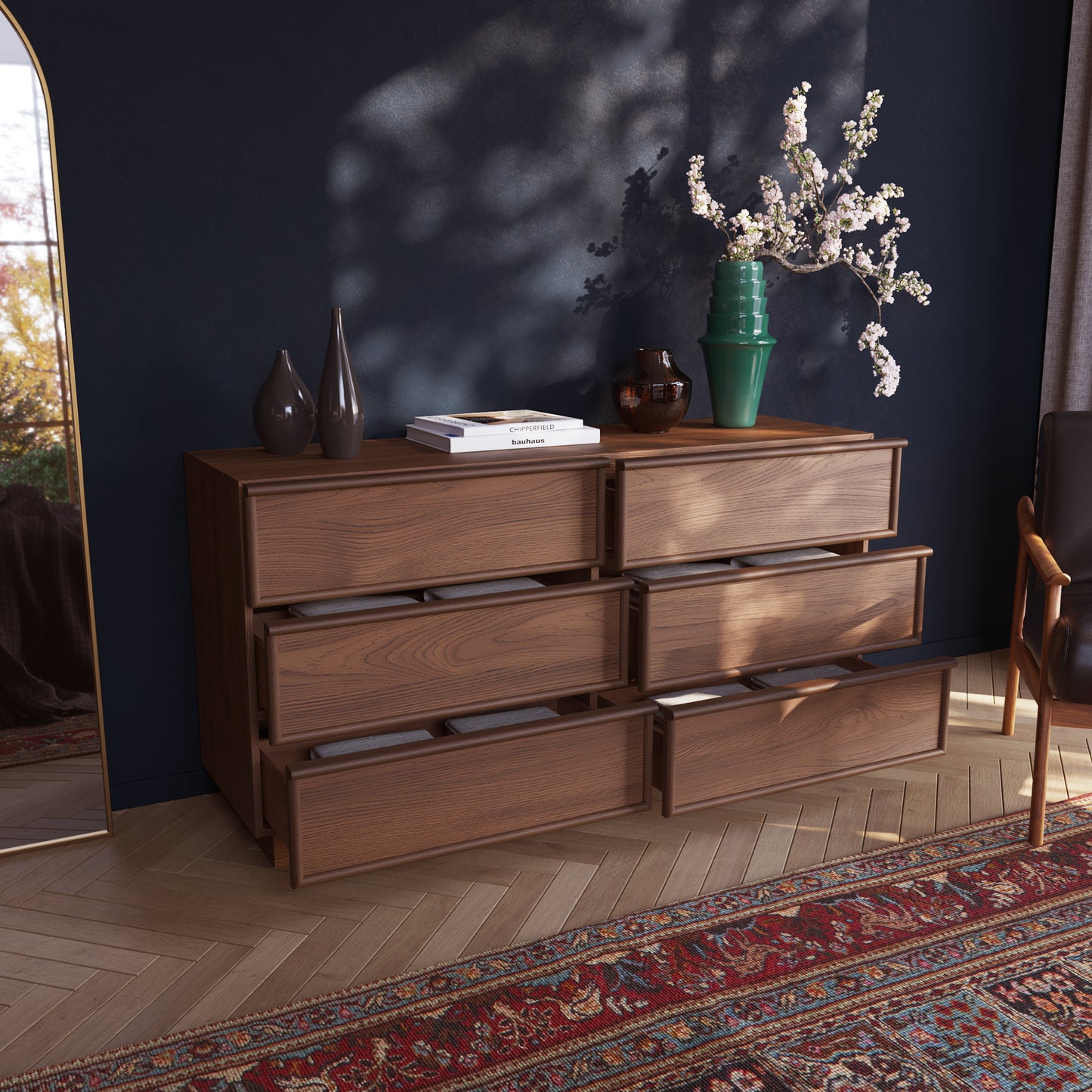 Cooper 60" Walnut Dresser