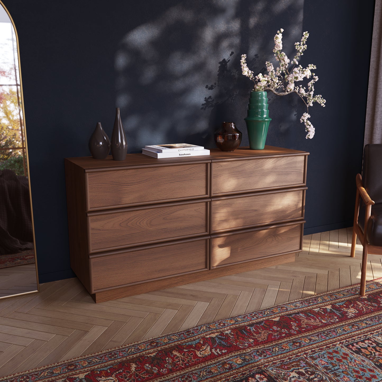 Cooper 60" Walnut Dresser