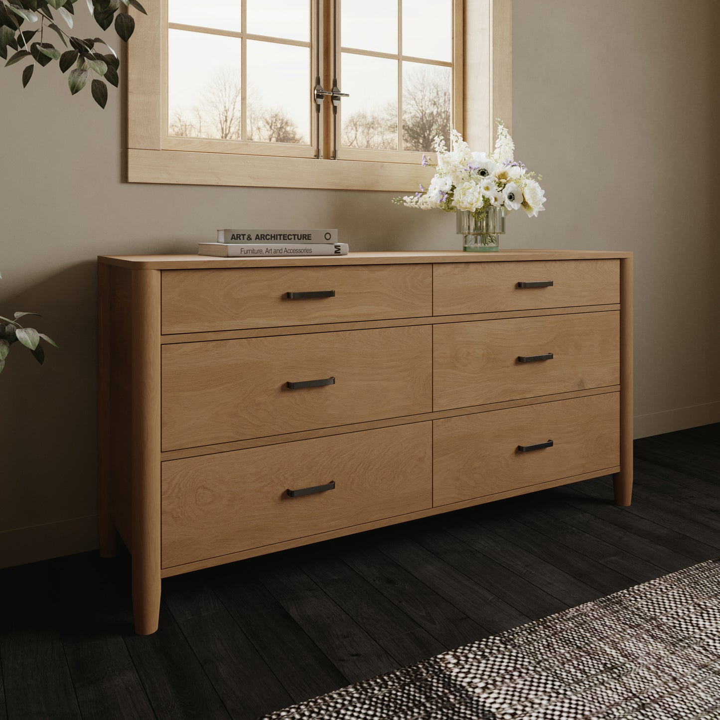 Ogden 64" Dresser in Natural Oak