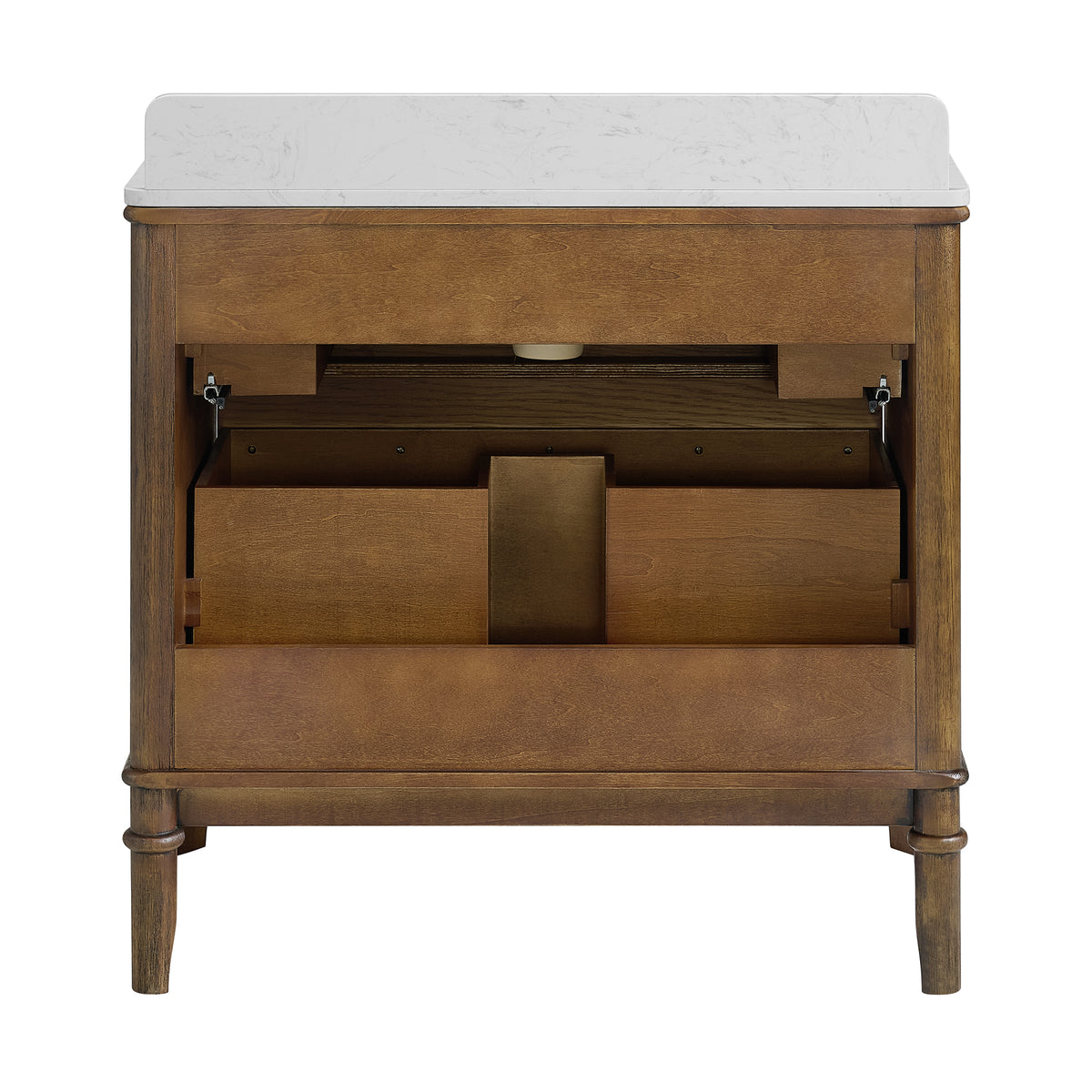 Juliette 36"W x 22"D Single Sink Bathroom Vanity | Cultured Marble Top