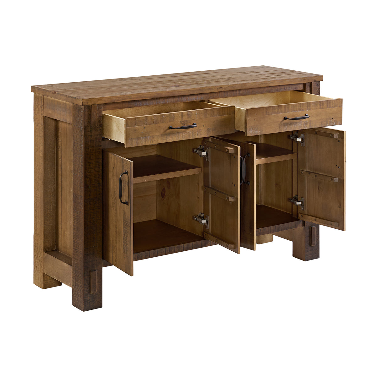 Telluride 54"W x 36"H Modern Farmhouse Sideboard in Vintage Pine