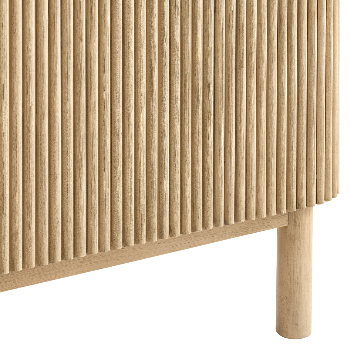 Havana 72" Double Bathroom Vanity in Nordic Reeded Birch | Calacatta Gold Quartz