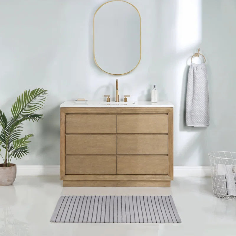 Jasper 48" Single Bathroom Vanity with Vanity Top