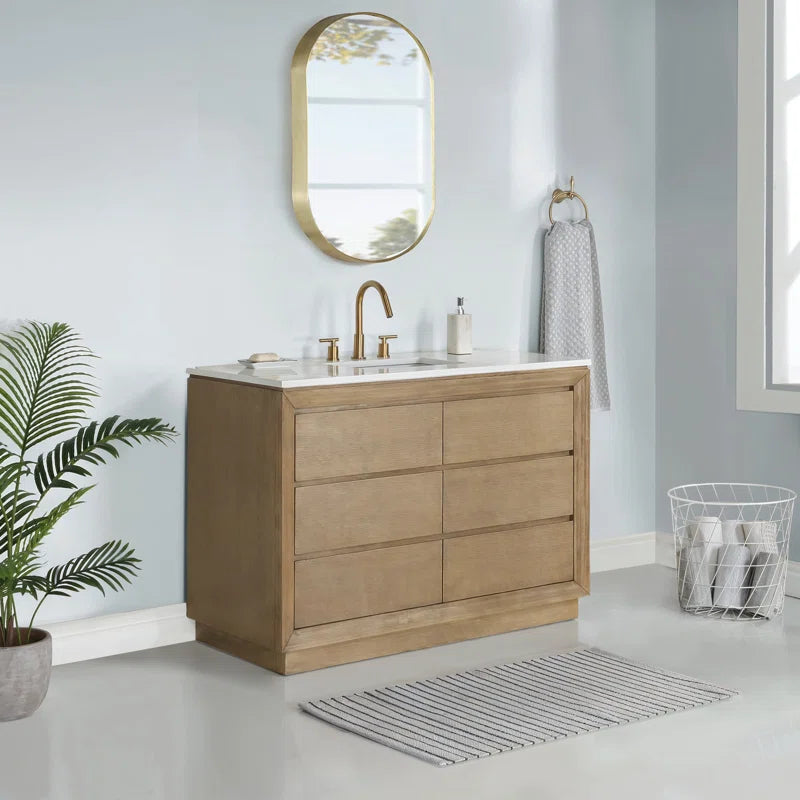 Jasper 48" Single Bathroom Vanity with Vanity Top