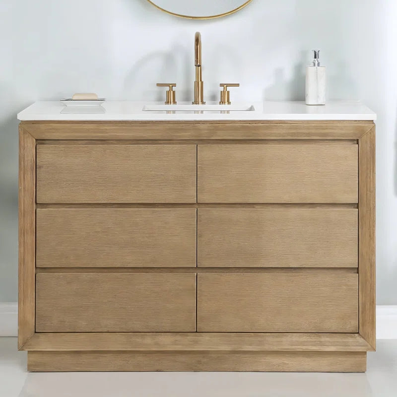 Jasper 48" Single Bathroom Vanity with Vanity Top