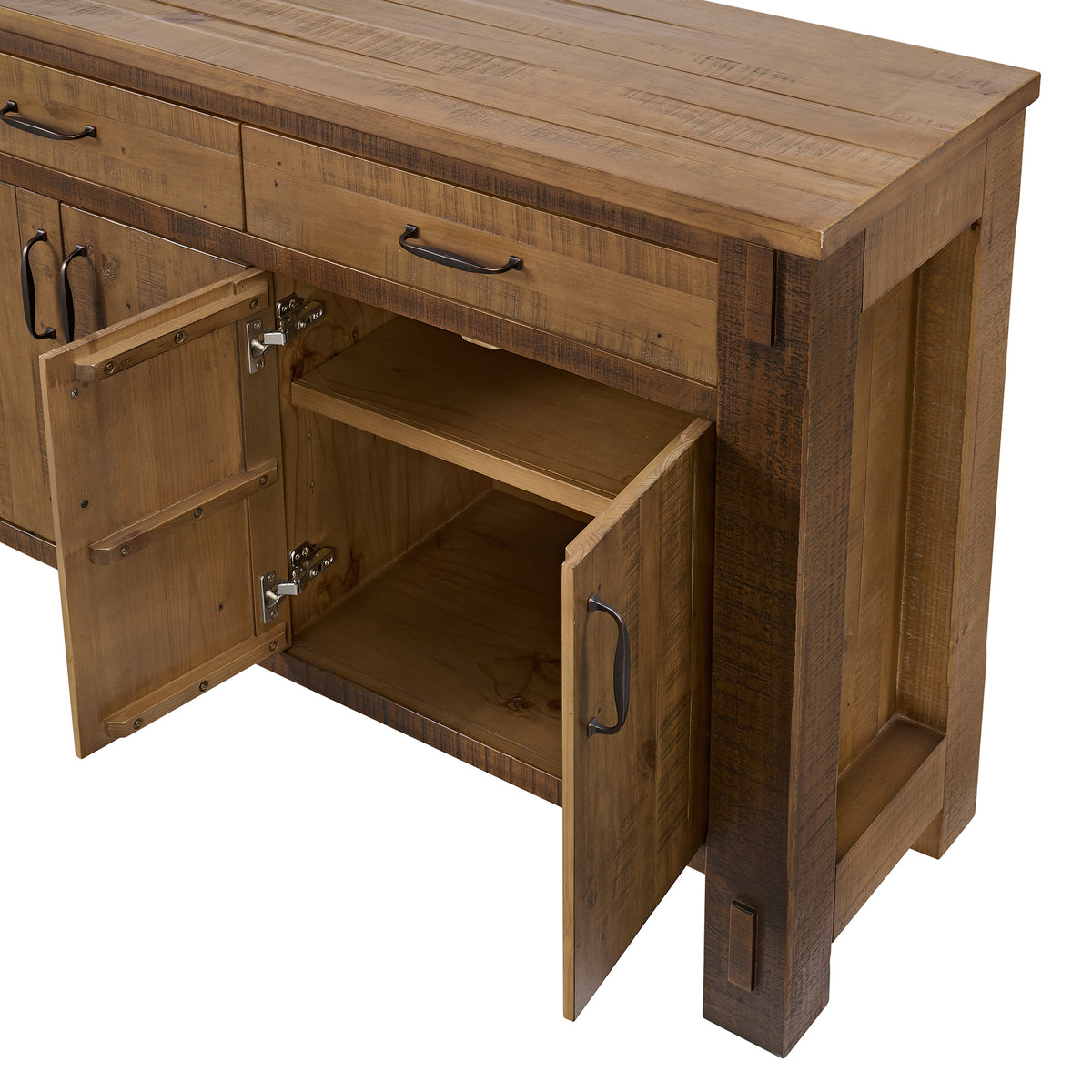 Telluride 54"W x 36"H Modern Farmhouse Sideboard in Vintage Pine
