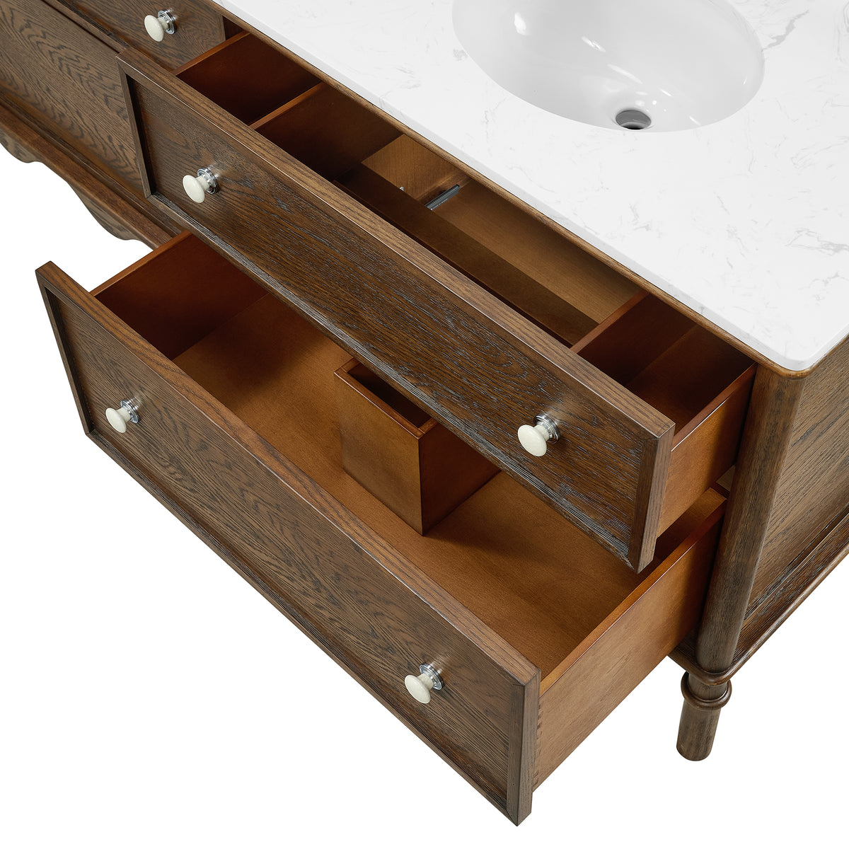 Juliette 72"W x 22"D Double Sink Bathroom Vanity with Cultured Marble Top