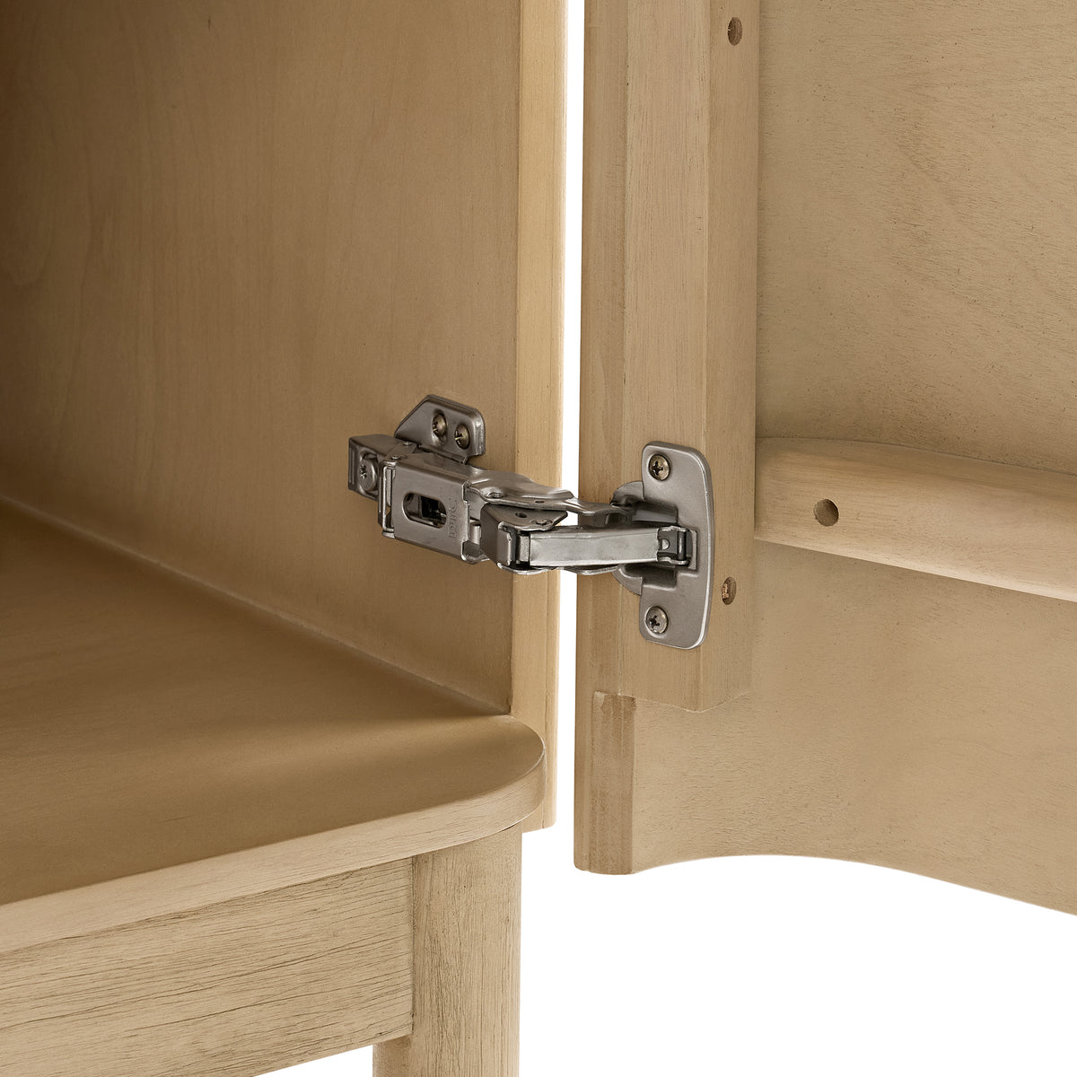 Havana 72" Double Bathroom Vanity in Nordic Reeded Birch | Calacatta Gold Quartz