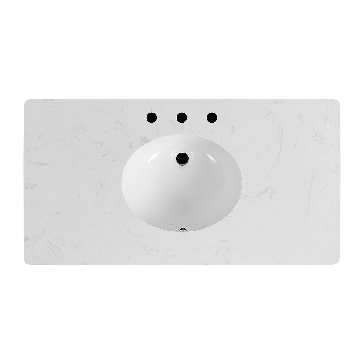 Juliette 42"W x 22"D Single Sink Bathroom Vanity with Cultured Marble Top
