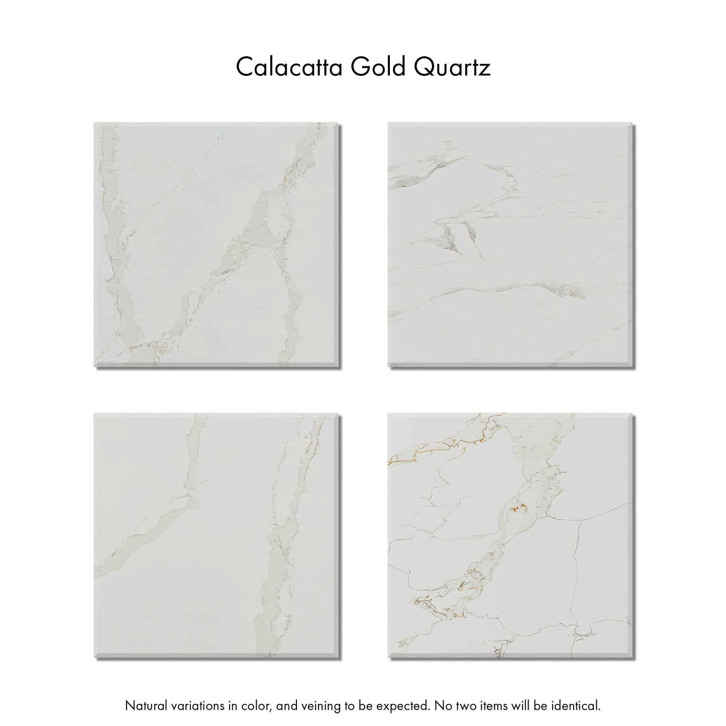 Bergen 60" Double Bathroom Vanity in Wire Brushed Oak | Calacatta Gold Quartz Countertop