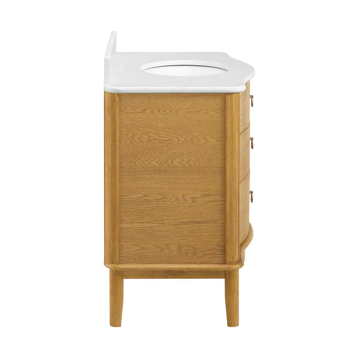 Grace 42" Bathroom Vanity with Statuario Quartz Countertop