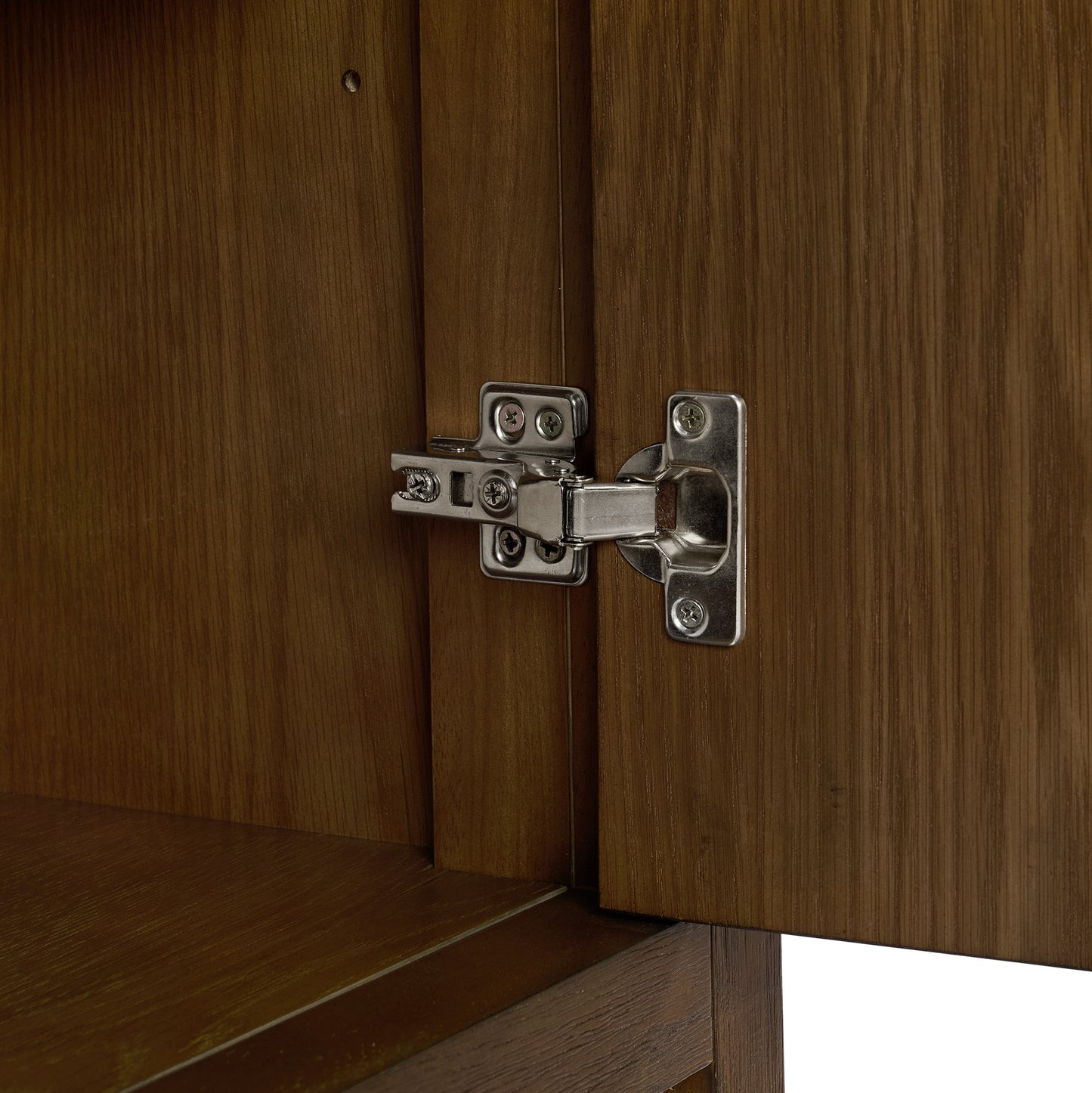 Bergen 36"W x 22"D Single Sink Bathroom Vanity | Enhanced Brown Oak | Calacatta Gold Quartz
