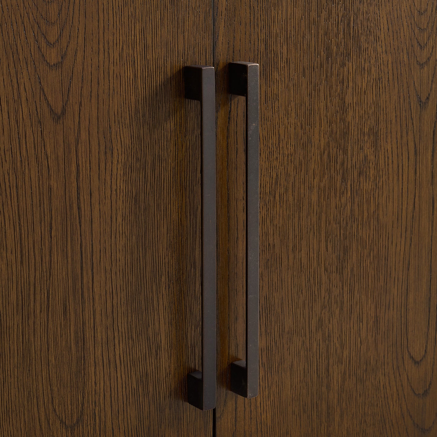 Bergen 36"W x 22"D Single Sink Bathroom Vanity | Enhanced Brown Oak | Calacatta Gold Quartz