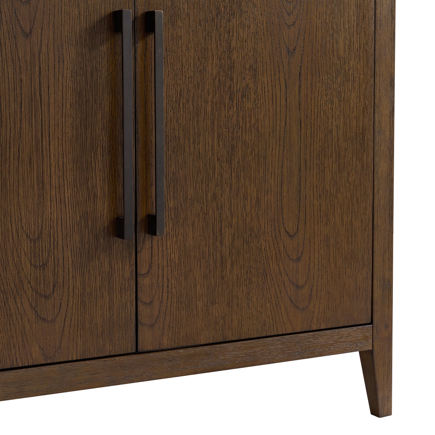 Bergen 36"W x 22"D Single Sink Bathroom Vanity | Enhanced Brown Oak | Calacatta Gold Quartz
