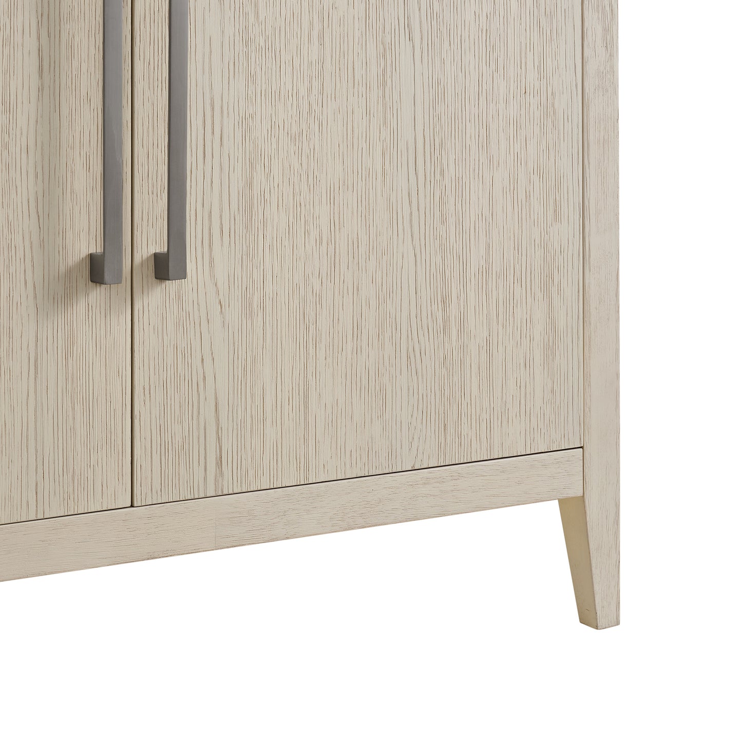 Bergen 36" Single Bathroom Vanity | Enhanced White Oak | Calacatta Gold Quartz