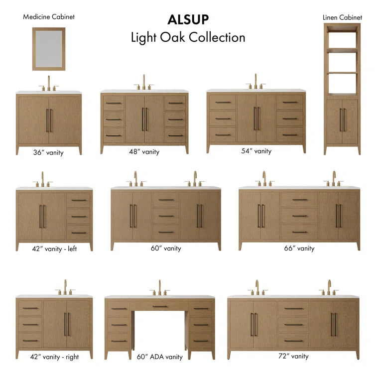 Bergen ADA 60" Compliant Single Vanity