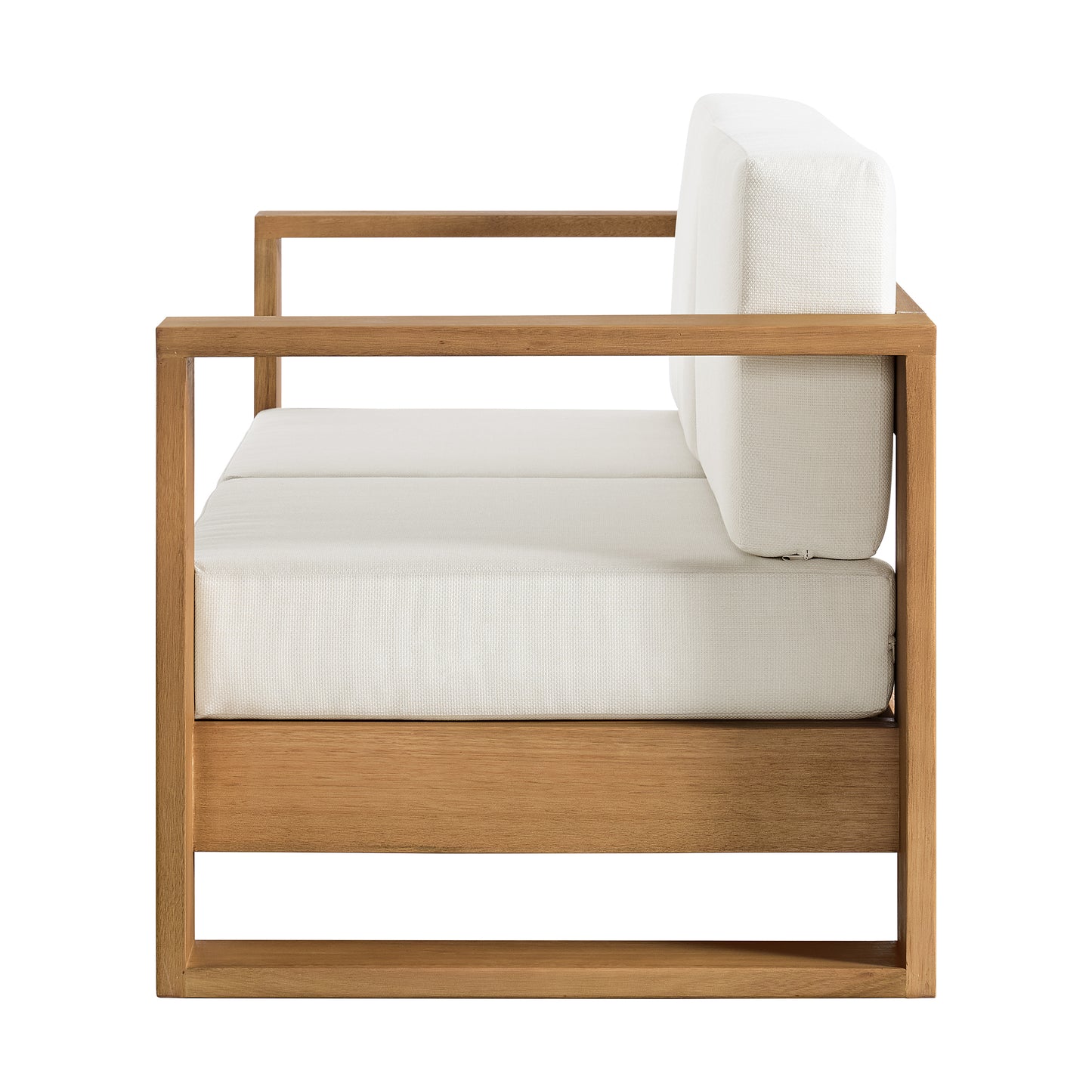 Basel 68" Outdoor Sofa in Oiled Eucalyptus