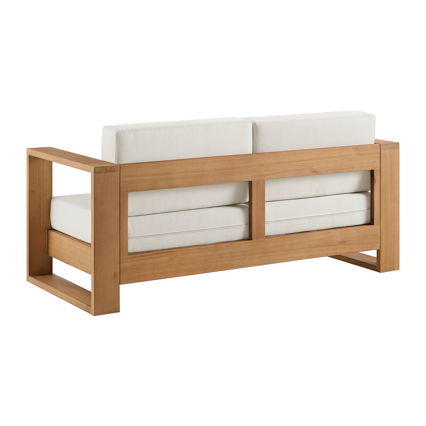 Basel 68" Outdoor Sofa in Oiled Eucalyptus