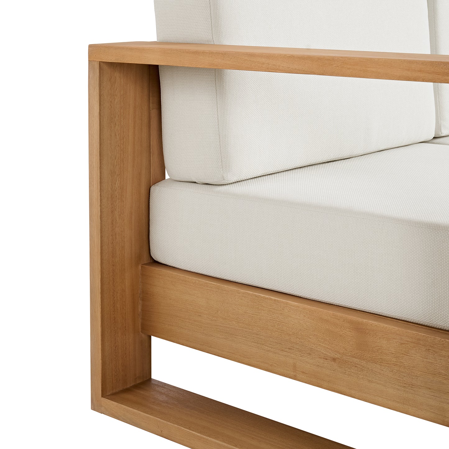 Basel 68" Outdoor Sofa in Oiled Eucalyptus