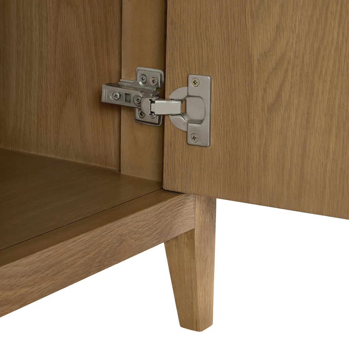 Benita 48" Single Sink Bathroom Vanity in Rattan and Oak | Cultured Marble Countertop