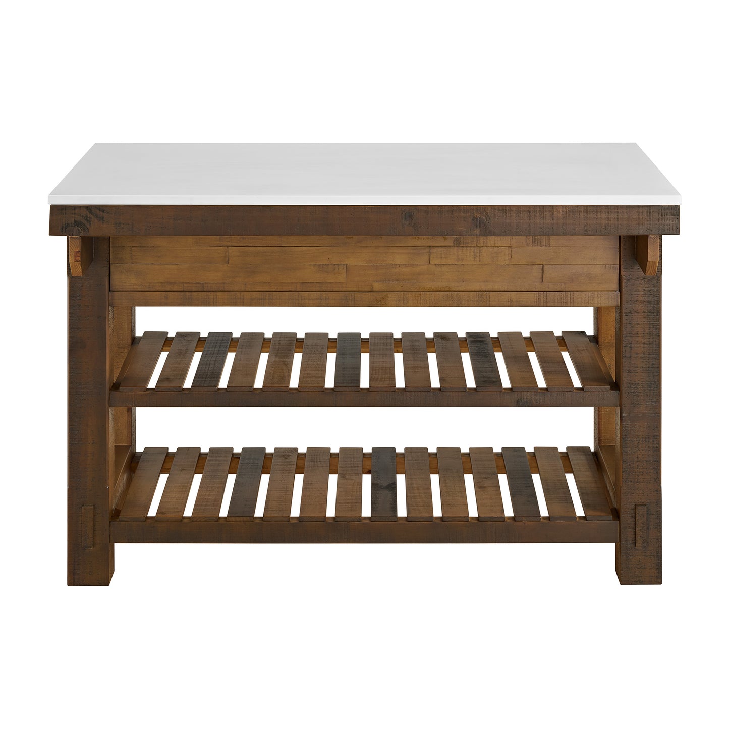 Bromley 54" Kitchen Island | Quartz Countertop