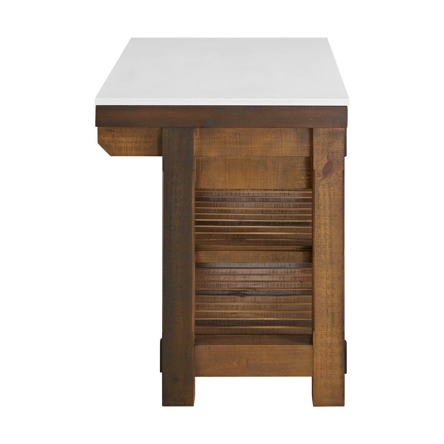 Bromley 54" Kitchen Island | Quartz Countertop