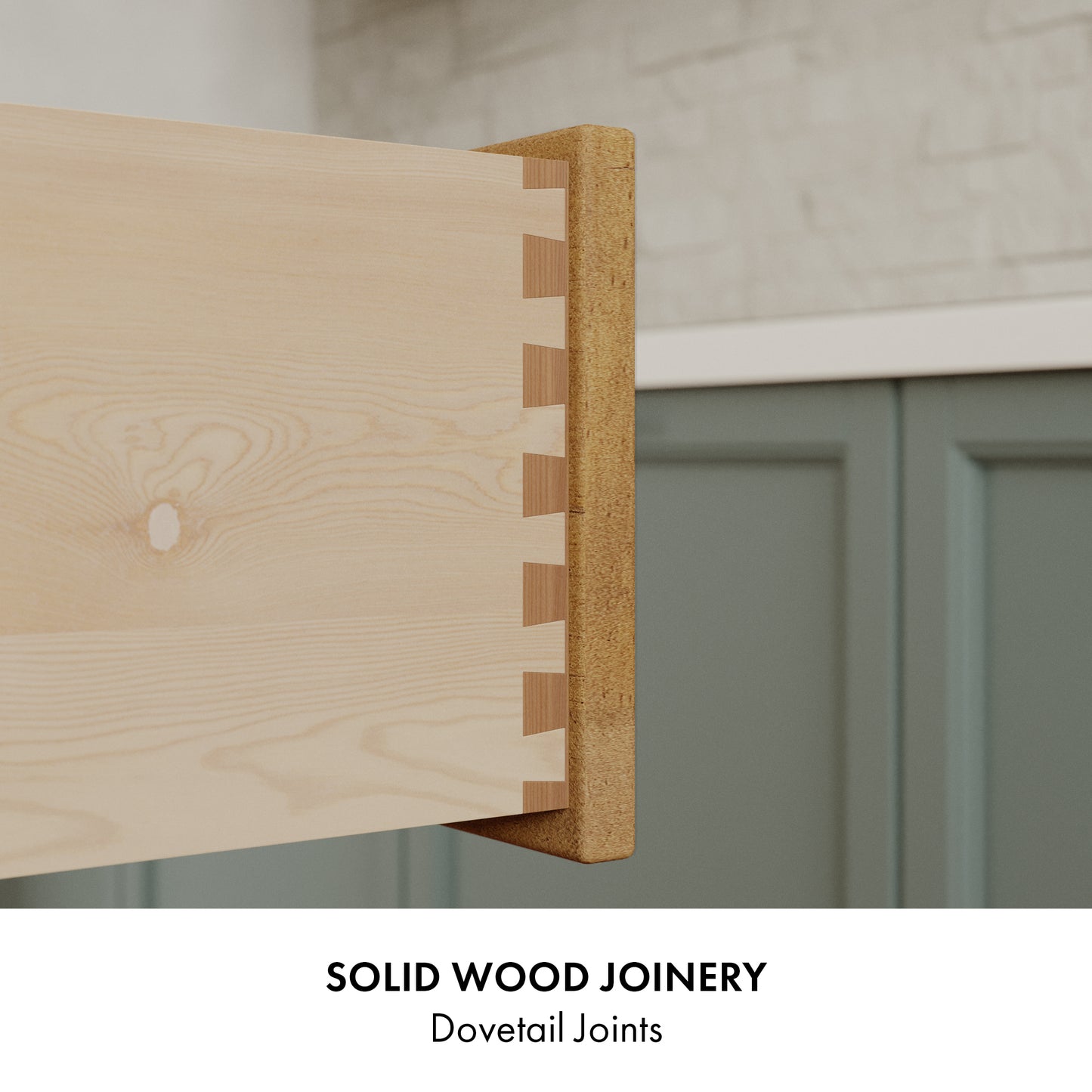 Bromley 54" Kitchen Island | Quartz Countertop