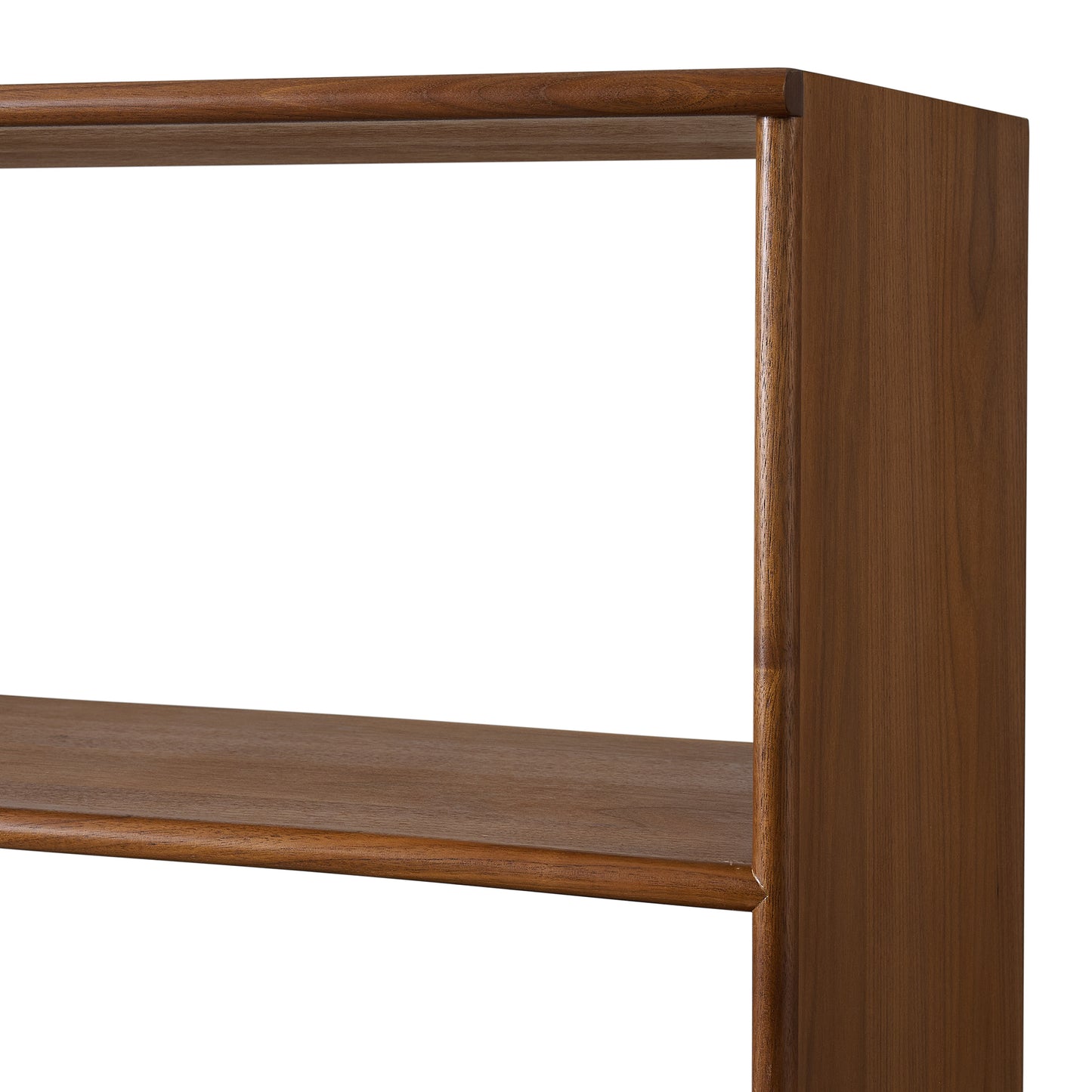 Cooper 72" Mid-Century Walnut Bookshelves
